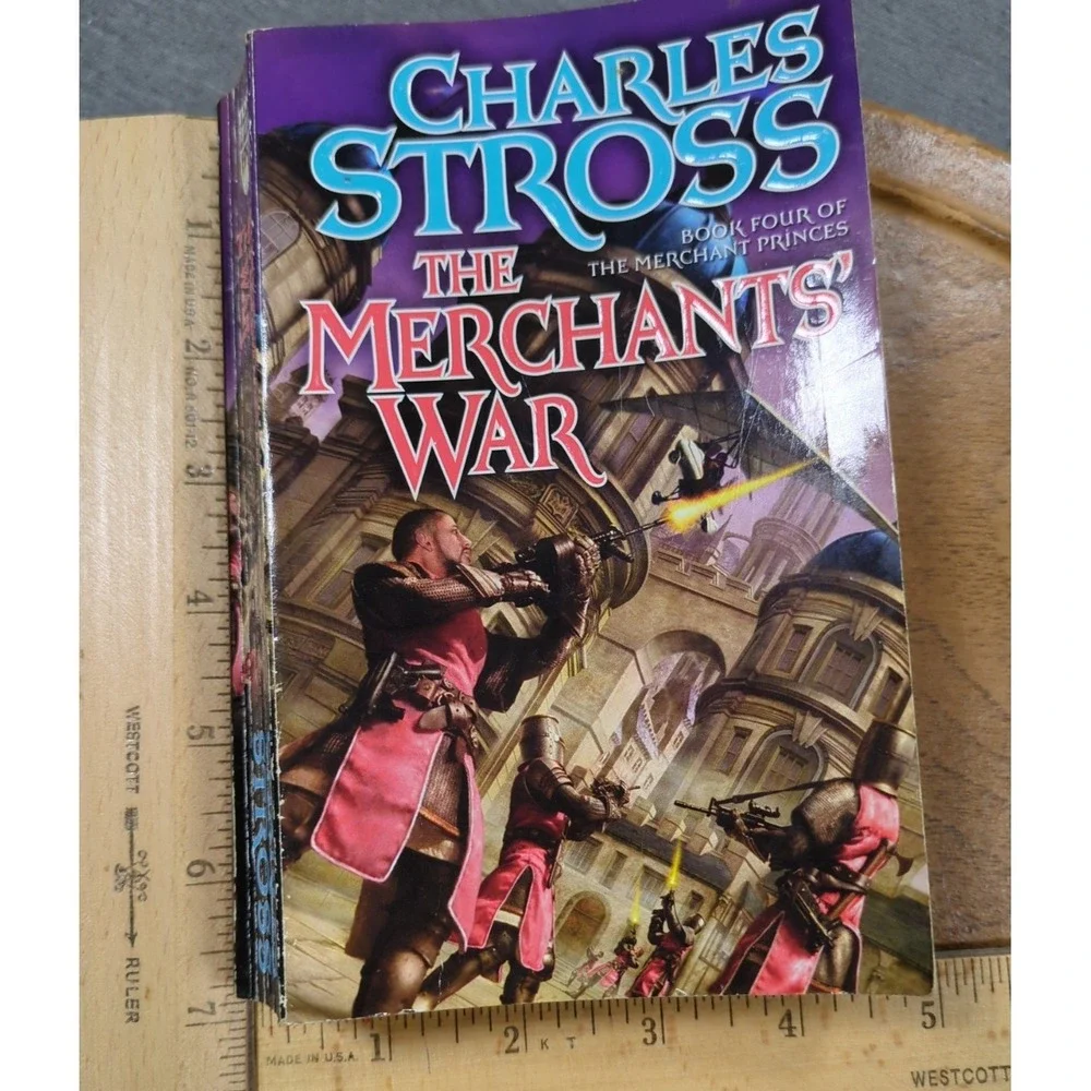 Charles Stross The Merchants War Merchant Princes 2008 First Mass Market Edition